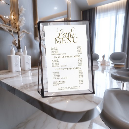 Wimpers Wimper Extensies Minimal Basic Eenvoudig Flyer