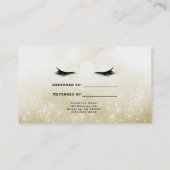 Wimpers Wimpers Extensies Gold Verwijs een vriend Aanbevelingskaartje (Achterkant)