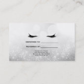 Wimpers Wimpers Extensies Zilver Verwijs een vrien Aanbevelingskaartje (Achterkant)