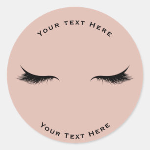 Wimpers Wimpers Schoonheidssalon Spa Make-up Op Ma Ronde Sticker