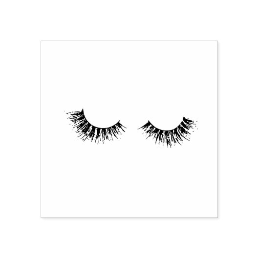 Wimperstempel Rubberstempel (Afrduk)