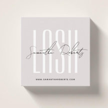 Wimperstylist moderne typografie script parelroze