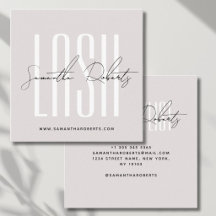 Wimperstylist moderne typografie script parelroze