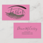 Wimperstylist / Visagist Visitekaartje (Voorkant / Achterkant)