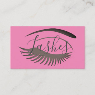 Wimperstylist / Visagist Visitekaartje