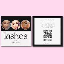 Wimpertechnicus 3 Foto QR-code Zwart Wit