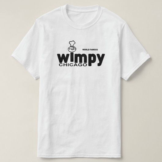 Wimpy Grills Restaurants, Chicago, Illinois T-shirt (Design voorkant)