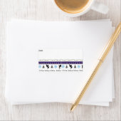 Wimsical Christmas retour adreslabel Etiket (Insitu)