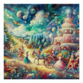 Wimsical verjaardagsviering perfect poster (Voorkant)