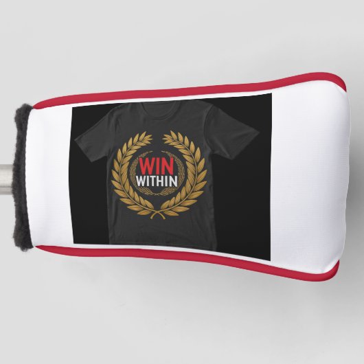 Win binnen." " golfheadcover (Voorkant)
