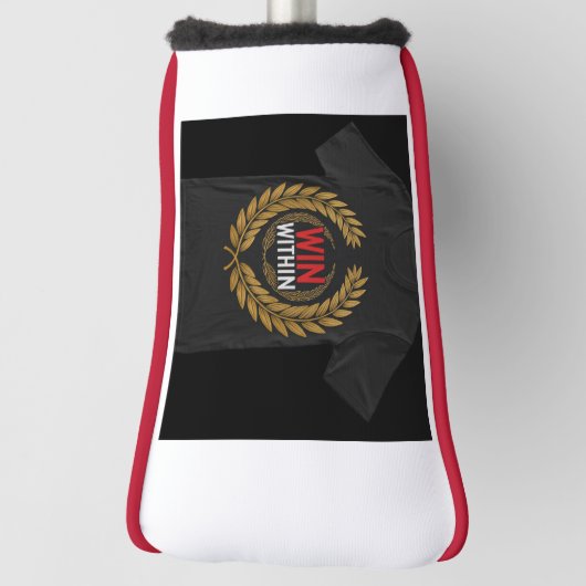 Win binnen." " golfheadcover (Draai 90)