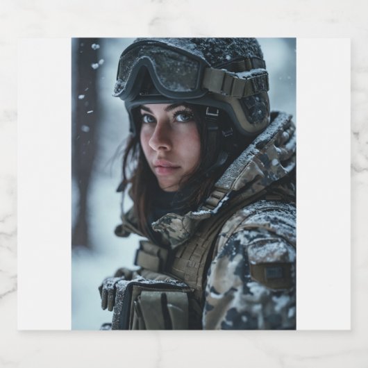 Win bottal sparkling wijnetiket (Enkel label)