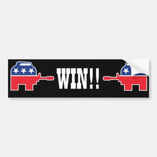 WIN BUMPERSTICKER (Voorkant)