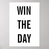 Win de dag poster (Voorkant)