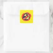 Win de Koude Oorlog Vierkante Sticker (Tas)