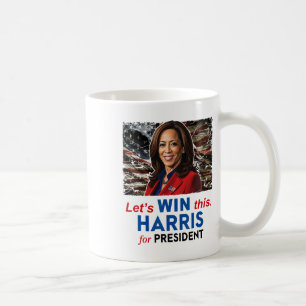Win Deze Harris Voor President Kamala Harris 2024 Koffiemok