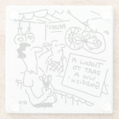 Win een Goldfish Fairground Darts Competition Funn Glazen Onderzetter (Achterkant)