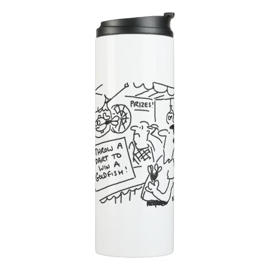 Win een Goldfish Fairground Darts Competition Funn Thermosbeker (Gedraaid links)