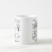 Win een goudvis op de beurs - Funny Darts Theme Koffiemok (Center)