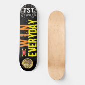 WIN ELKE DAG Skateboard (Voorkant)