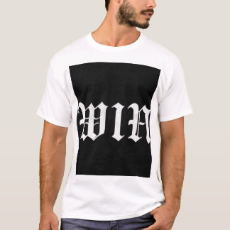 WIN Gotische Calligrafie T-Shirt | Donkere Estheti