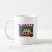 Win het laatste punt koffiemok (Links)