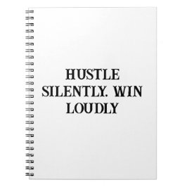 Win in Silence - Bold Motivation Notitieboek voor 