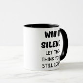 WIN IN STILTE EN LAAT ZE DENKEN DAT JE NOG STEEDS  MOK (Voorkant rechts)