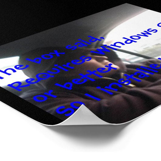 Win/lin Poster (Hoek)