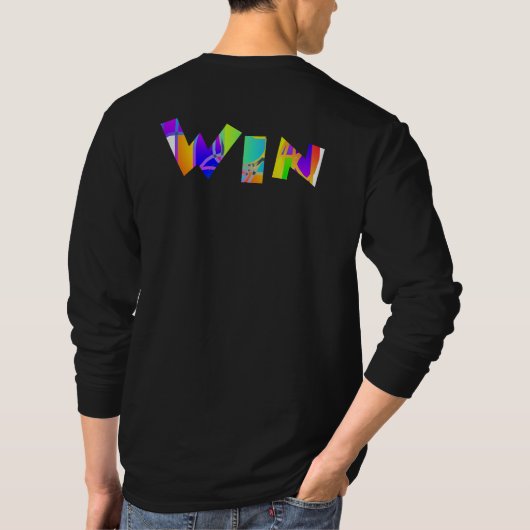 WIN Logo Black T-shirt (Achterkant)