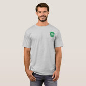 WIN Logo Heren t-shirt met QR-code op achterkant (Voorkant volledig)