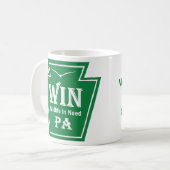 WIN Logo Mug Koffiemok (Voorkant links)