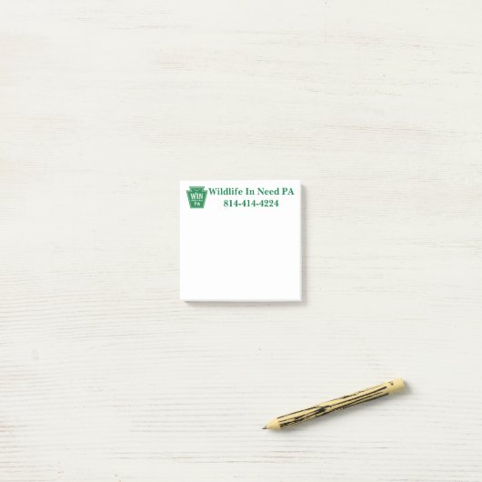 WIN Logo plaknotities Post-it® Notes (Op bureau)