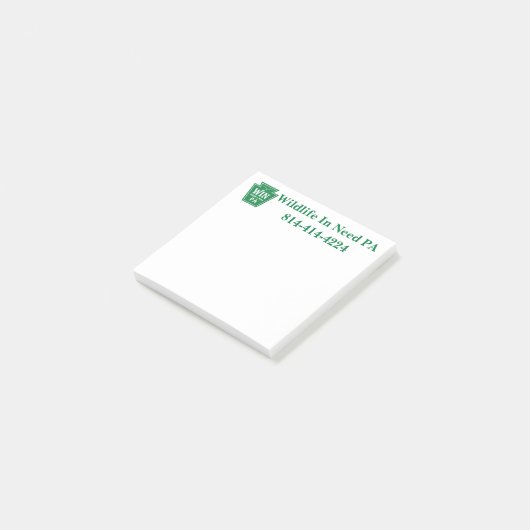 WIN Logo plaknotities Post-it® Notes (Schuin)