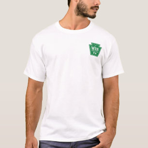 WIN Logo T-shirt met QR-code op achterkant