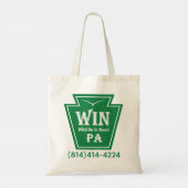 WIN logo tote Tote Bag (Achterkant)