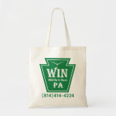 WIN logo tote Tote Bag (Voorkant)