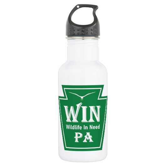 WIN Logo Water Bottle Waterfles (Voorkant)