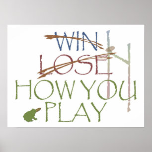 Win-Lose-How u speelt Poster