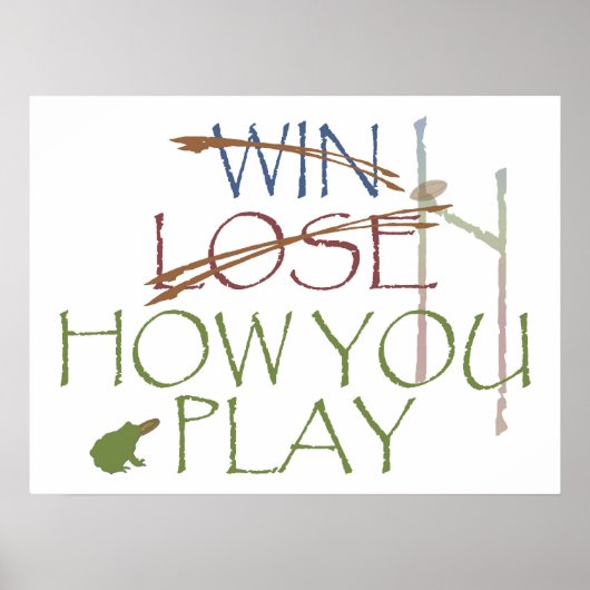 Win-Lose-How u speelt Poster (Voorkant)