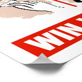 Win met tin - WWII propaganda Poster (Hoek)