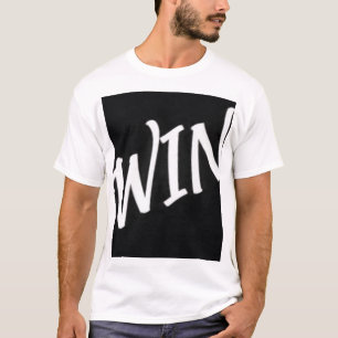 WIN Motiverende Typografie T-Shirt 