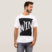 WIN Motiverende Typografie T-Shirt (Voorkant volledig)