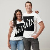 WIN Motiverende Typografie T-Shirt (Unisex)