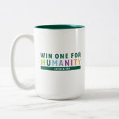 Win One for Humanity Mok | Universiteit Antioch (Links)