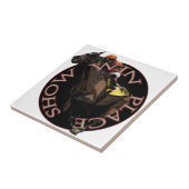 Win, Place, Show - Horse Racing Gear Tegeltje (Zijkant)