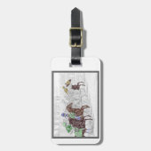 Win Place Show Race Horses Bagagelabel (Voorkant verticaal)