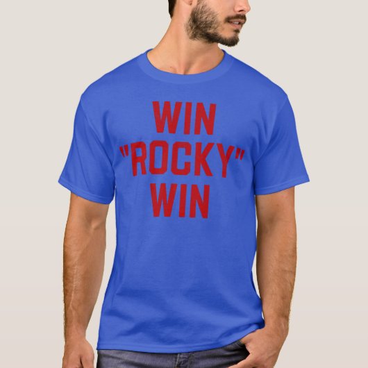 Win Rocky Win T-shirt (Voorkant)