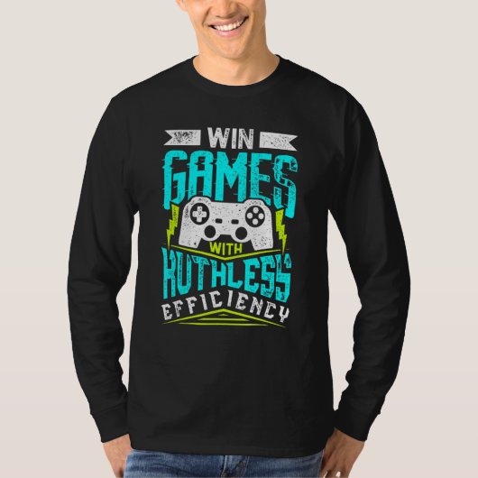WIN SPELLETJES MET MEEDOGENLOZE EFFICIËNTIE    Gam T-shirt (Voorkant)