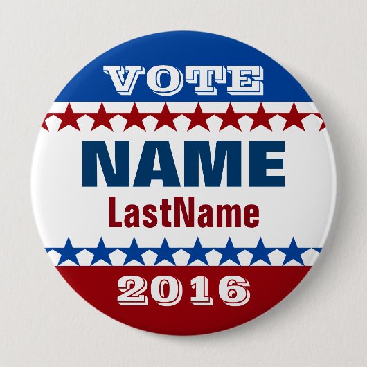 Win Uw campagne Ronde Button 4,0 Cm (Voorkant)